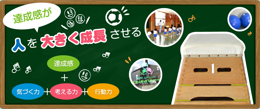 達成感が人を大きく成長させる 達成感+気づく力+考える力+行動力